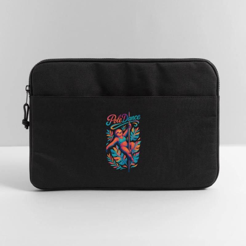 Pole Dance Sloth Pole Dancer Funny Gift Laptop bag 15"