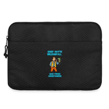 Chef Hatte Wildunfall Fisch Angefahren - Laptop bag 15" - black - Front