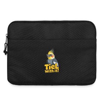 Calopsitte Perruche Humour Oiseau - Sacoche pour ordinateur portable 15 pouces - noir - Devant