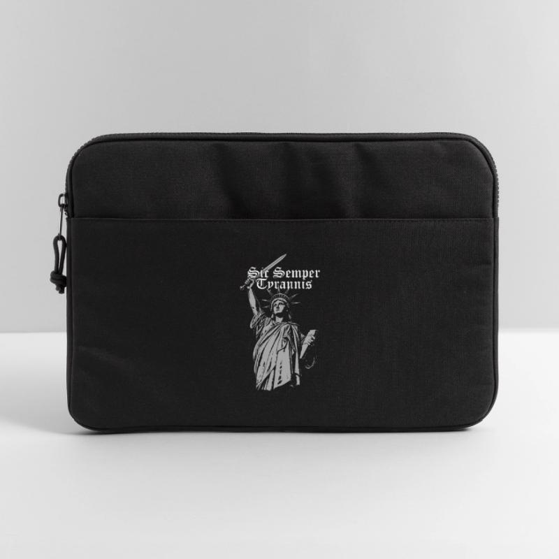 Sic Semper Tyrannis, Statue de la Liberté avec épée Sacoche pour ordinateur portable 15 pouces