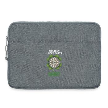 C’est ma chemise Lucky Darts - Sacoche pour ordinateur portable 15 pouces - gris chiné - Devant
