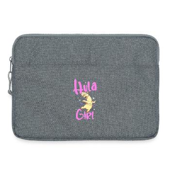 Hula Girl Alpaka - Laptoptasche 15" - Grau meliert - Vorne