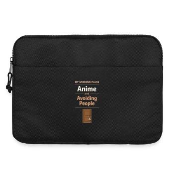 Anime-hausmensch Cuddly Weeb - Laptop bag 15" - black - Front