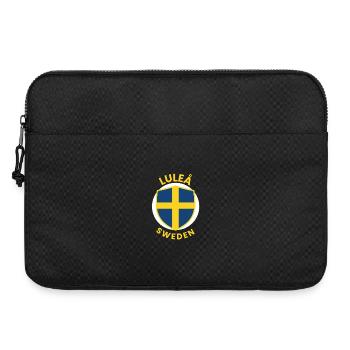 Bouclier de Luleå Drapeau suédois - Sacoche pour ordinateur portable 15 pouces - noir - Devant
