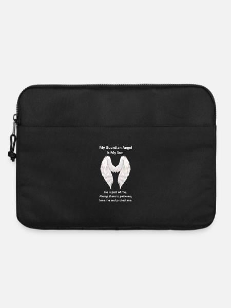 Schutzengel ist mein Sohn - Laptoptasche 15" - Schwarz