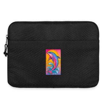 Delfin - Laptoptasche 15" - Schwarz - Vorne
