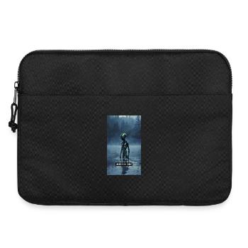 OÙ AI-JE GARÉ ? - Art drôle de forêt extraterrestre - Sacoche pour ordinateur portable 15 pouces - noir - Devant