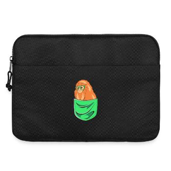 Tamarin Monkey - Laptop bag 15" - black - Front