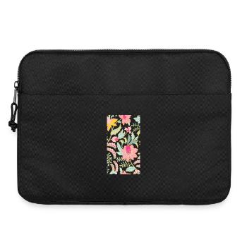 flowers - Laptop bag 15" - black - Front