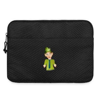 Le Seppel ou Seppl comme une figure de poupée - Sacoche pour ordinateur portable 15 pouces - noir - Devant