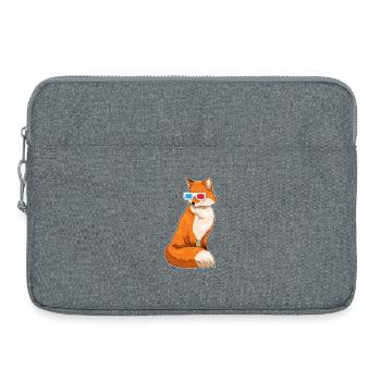 Fuchs Brille - Laptoptasche 15" - Grau meliert - Vorne