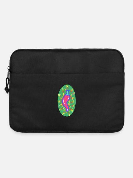 Feurige Chilischote - Laptoptasche 15" - Schwarz