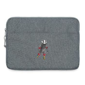 Badger Inline skating Inline skates - Laptop bag 15" - heather grey - Front