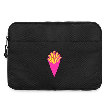 Frites Pop Art - Sacoche pour ordinateur portable 15 pouces - noir - Devant