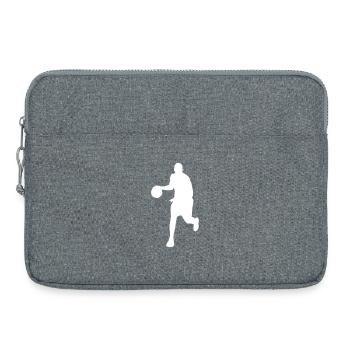 Mouvements de streetball - Sacoche pour ordinateur portable 15 pouces - gris chiné - Devant