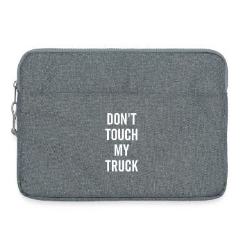 Berühren Sie meinen Truck nicht - Laptoptasche 15" - Grau meliert - Vorne