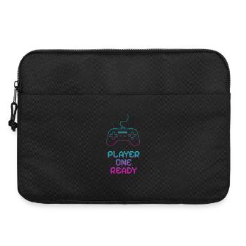 Neon Gaming Controller Design - Laptoptasche 15" - Schwarz - Vorne