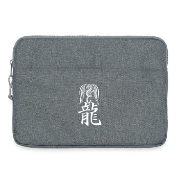 White Dragon manga - Laptop bag 15" - heather grey - Front