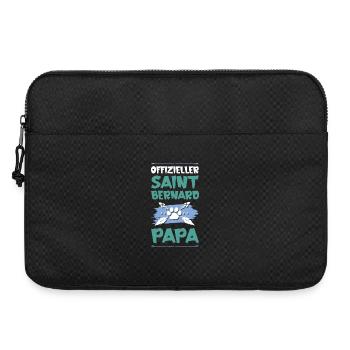 Chiens de Saint-Bernard Papa - Sacoche pour ordinateur portable 15 pouces - noir - Devant