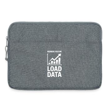 Data Analyst Saying Funny Data Analyst Gift - Laptop bag 15" - heather grey - Front