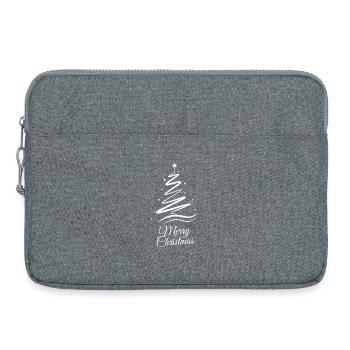 Joyeux Noël Arbre de Noël Arbre de Noël - Sacoche pour ordinateur portable 15 pouces - gris chiné - Devant