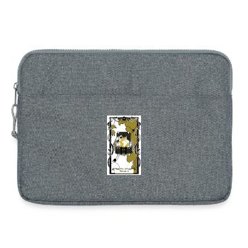 Le monde  - Sacoche pour ordinateur portable 15 pouces - gris chiné - Devant