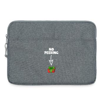 Don't cheat! Naughty Christmas present! Not - Laptop bag 15" - heather grey - Front