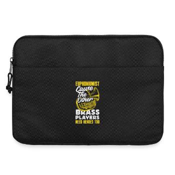 Vintage Euphonium Player - Laptop bag 15" - black - Front