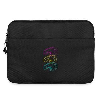 Crevettes, écrevisses, fruits de mer, crabe - Sacoche pour ordinateur portable 15 pouces - noir - Devant