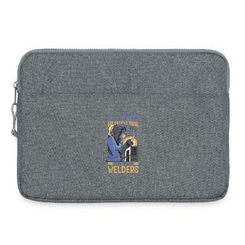 Schweißer Spruch Geschenke Für Metallbauer  - Laptoptasche 15" - Grau meliert - Vorne