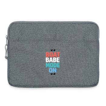 Sea hairs don't care about - Laptop bag 15" - heather grey - Front