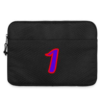 1. 1 AN. 1er ANNIVERSAIRE. ANNIVERSAIRE 1 AN - Sacoche pour ordinateur portable 15 pouces - noir - Devant