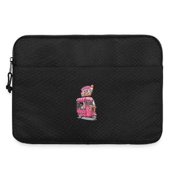 Vintage Pink Gelato Truck - Laptop bag 15" - black - Front