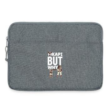 Okapi-liebhaber Okapi-tier Seltene Tierweltliebe - Laptoptasche 15" - Grau meliert - Vorne