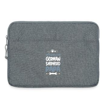 Offizieller German Shepherd Papa - Laptoptasche 15" - Grau meliert - Vorne