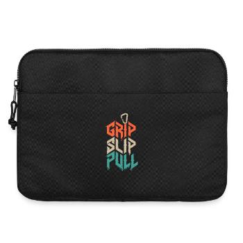 Grip, Slip, Pull, Klettergrunge, Grunge, - Laptoptasche 15" - Schwarz - Vorne