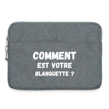 cinéma, fan de cinéma - Sacoche pour ordinateur portable 15 pouces - gris chiné - Devant