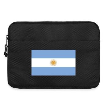 Argentinien National Flagge - Laptoptasche 15" - Schwarz - Vorne