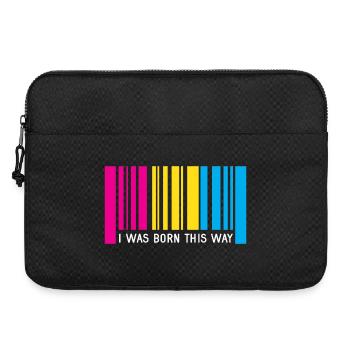 LGBT Pride Month - I Was Born This Way (Pansexual) - Laptop bag 15" - black - Front