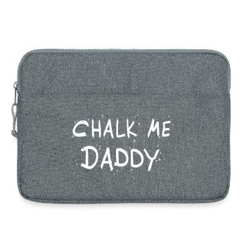 Chalk Me Daddy - Boulder/ Kletter Pun - Laptoptasche 15" - Grau meliert - Vorne