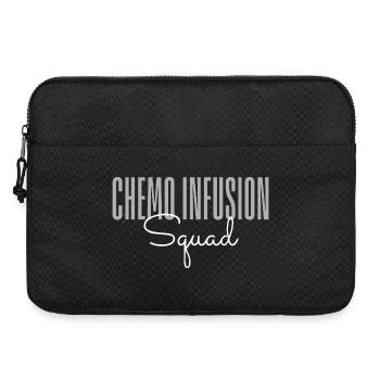 Chemo Infusion Squad – Supportive Cancer Care Team - Laptop bag 15" - black - Front