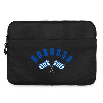 Emblème des drapeaux croisés de Donousha - Sacoche pour ordinateur portable 15 pouces - noir - Devant
