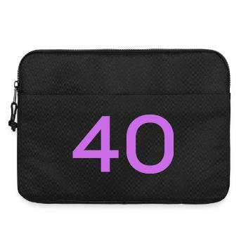 40 - Sacoche pour ordinateur portable 15 pouces - noir - Devant
