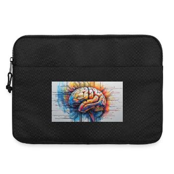 Cerveau Artificiel Circuit Coloré - Sacoche pour ordinateur portable 15 pouces - noir - Devant