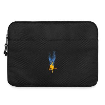Flamme de ski acrobatique - Sacoche pour ordinateur portable 15 pouces - noir - Devant