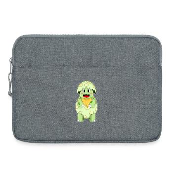 Coquille d’œuf de tortue - Sacoche pour ordinateur portable 15 pouces - gris chiné - Devant
