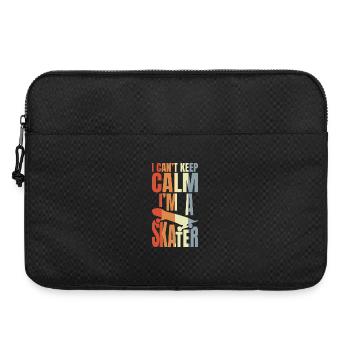 I Can't Keep Calm I'm A Skateboarder - Laptoptasche 15" - Schwarz - Vorne