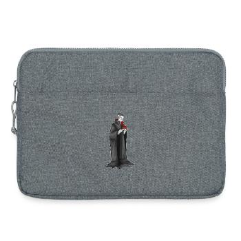 Vampire Halloween Cake - Laptop bag 15" - heather grey - Front