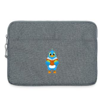 Livre de nerds perroquets - Sacoche pour ordinateur portable 15 pouces - gris chiné - Devant