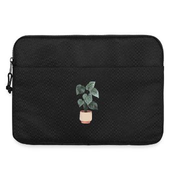 Pot de fleurs minimaliste - Sacoche pour ordinateur portable 15 pouces - noir - Devant